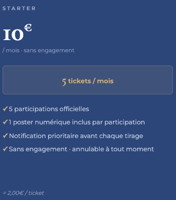 Abonnement-starter