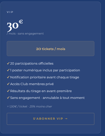 Abonnement-vip